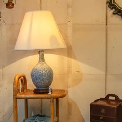 テーブルランプ　陶器　アンティーク