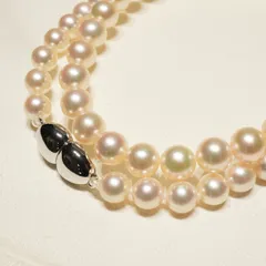 【糸替え済】美品 ミキモトペルリータ パール ネックレス/24-1976M