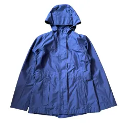 L Bean L.L.Bean(L・L・ビーン) ネイビー フード ウインドブレーカー ジャケット XS