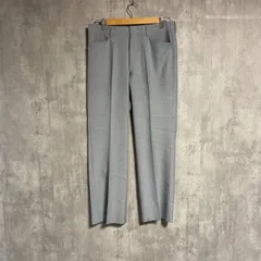 【希少】70s 80s シュミーズラコステ スラックス グレー 80 文字ワニ ビンテージ LACOSTE フレア センタープレス パンツ 古着 菅田将暉 あいみょん フレンチ ラコステ トラウザーズ 綺麗め カジュアル 刻印ボタン レトロ 昭和レトロ【極上】のサムネイル