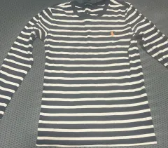 ポロ Ralph Lauren(ラルフローレン) ストライプ 長袖Tシャツ M レディース