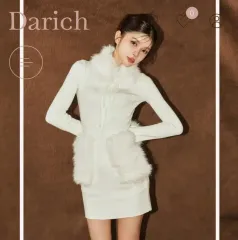 ダリチ darich ボリューム ファー ミニワンピース