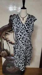 レオパード柄 ワンピース VIKI 44 ㅡ 77