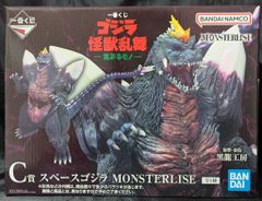 BANDAI SPIRITS 이치 반 쿠지 고질라 괴수 난무 거친 모노 C상 스페이스 고질라 MONSTERLISE 피규어