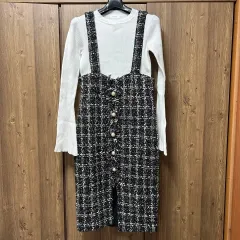 パール ツイード ビスチェ ONE PIECE (Tシャツ DREAM)