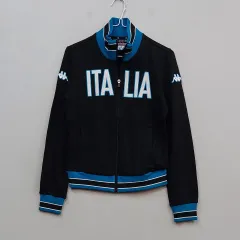 傷なし Kappa レディース 85 トラックジャケット 春 秋 ブラック 75510