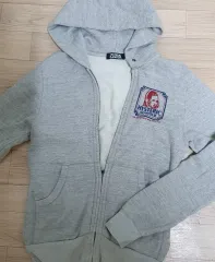 HYSTERIC GLAMOUR ジップアップフーディー グレー S