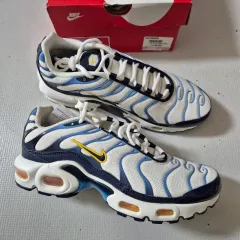 NIKE(ナイキ) エア マックス プラス （ GS ） ホワイト/ミッドナイト ネイビー 7Y UK6