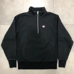 チャンピオン リバースウィーブ ハーフジップ スウェット トレーナー S