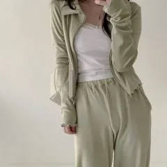 minipoe(ミニポエ) ソフト デロア 2Way ベロア トレーニング セット 緑