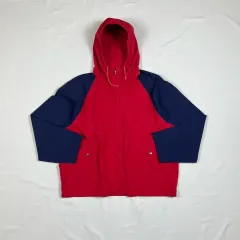 90s POLO RALPH LAUREN(ポロラルフローレン) POLO SPORT(ポロスポーツ) パッチ ロゴ フード ジャケット