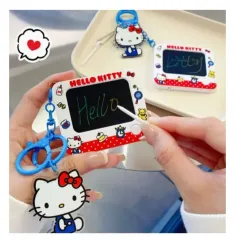 正規品 ハローキティ メモ ボード パッド キーホルダー キーホルダー (新品)