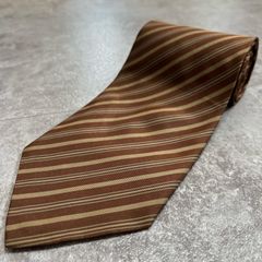 【ストライプ柄】ストライプ柄ネクタイ ストライプモチーフ シルク100% メンズ 日本製 ブラウン 茶色 ベージュ 薄茶色 ストライプ柄 レジメンタル柄 ビジネスネクタイ フォーマルネクタイ クラシックストライプデザイン