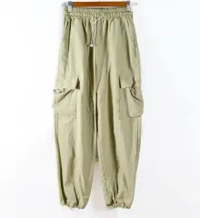 ヴィンテージ カーキ カーゴ ジョガーパンツ