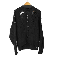 ディーゼルブラックゴールド DIESEL BLACK GOLD MEBLY メタルリングアクセント オーバサイズ プルオーバー ニット  レディース  XXSのサムネイル