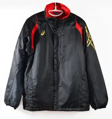 ヴィンテージ asics(アシックス) 黒 ダウンジャケット ブルゾン