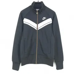 NIKE(ナイキ) レディース バイカラー ジップアップジャージ チャコール 85 ( HU36879 )