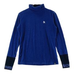 8YARDS ゴルフ タートルネック ターコイズブルー レディース M 起毛