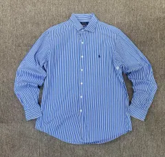 (17)POLO RALPH LAUREN ポロラルフローレン ストライプ シャツ
