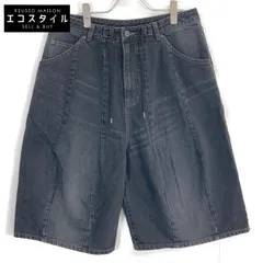 needles ニードルズ BEAMS別注 25SS QV1523 ｳｫｯｼｭﾌﾞﾗｯｸ ﾋｻﾞﾃﾞﾙﾊﾞｷﾞｰｼｮｰﾂ ﾊｰﾌﾃﾞﾆﾑﾊﾟﾝﾂ/H.D. Buggy Shorts S