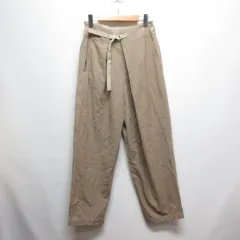 ジョンブル JOHNBULL ラップ チノ トラウザー パンツ M ベージュ ZP153 日本製