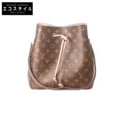 LOUIS VUITTON ルイヴィトン M44022 ﾓﾉｸﾞﾗﾑ ﾛｰｽﾞﾌﾟｰﾄﾞﾙ ﾈｵﾉｴMM RFID（IC）美品