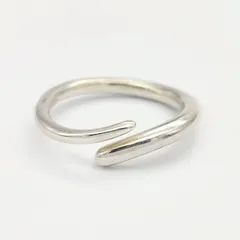 【美品】オープンデザインリング　SILVER　シルバー925　10号　2.4g