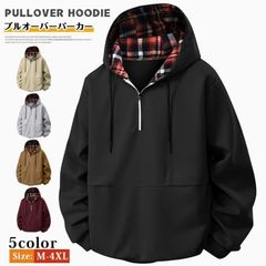 新品 プルオーバーパーカー メンズ ハーフジップ パーカー プルパーカー 長袖 フーディー 長袖パーカー ゆったり プルオーバー ジップパーカー フード付き トップス おしゃれ カジュアル スポーツ ダンス mlxlb