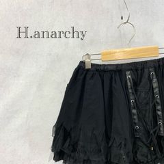 極美品 h.NAOTO h.ANARCHY フリル ミニ スカート レース レース 極美品 h.NAOTO h.ANARCHY フリル ミニ スカート レース レース