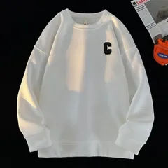 新品 トレーナー Tシャツ  メンズ 長袖Tシャツ  ワッフル生地 長袖 クルーネック トップス 英字 ロゴ カジュアル  おしゃれ 春 秋 mlrii