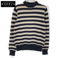 RRL ダブルアールエル 782638093001 ﾎﾞｰﾀﾞｰ ｸﾙｰﾈｯｸ ｺｯﾄﾝﾆｯﾄ S