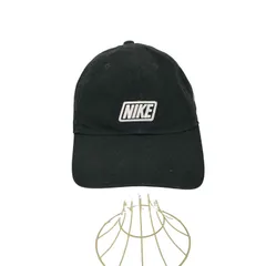 ナイキ NIKE CLUB CAP スウォッシュ 刺繍 ロゴワッペン カスタム アジャスター 6パネル キャップ メンズ  M/L
