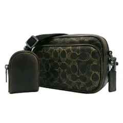 【新品】コーチ CEA89 QBBRN (ブラウン) バッグ ショルダーバッグ COACH FINLAY ラブド シグネチャー キャンバス ヴィンテージ風 クロスボディバッグ ミニポーチ付き 斜め掛け アウトレット メンズ