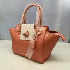 極美品 Samantha Vega コーラルピンク　ハンドバッグ  コーラルピンク　ハンドバッグ ショルダーバッグ　　 レディース 鞄 _234067