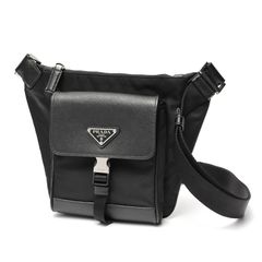 現行✨美品RFID】PRADA プラダ 2ZH195 レザー ブラック - メルカリ