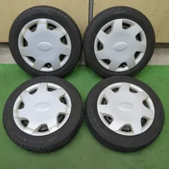 4本価格！23年★スバル ステラ プレオ 等 純正 スチール 155/65R14 ダンロップ エナセーブ EC204 14インチ PCD100/4H★6031805ナノのサムネイル