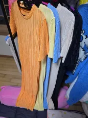 プリーツ ロング ワンピース 5 さまざまな色 すべて新品