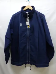 ミズノ スーパースター メンズ 男性用 ブルゾン ジャンパー MIZUNO ナイロン ジップアップ ファスナー タグ付き ネイビー 紺色 未使用品のサムネイル