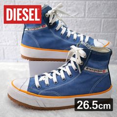 DIESEL デニムスニーカー 26.5cm 青紐 - メルカリ
