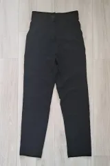 ウエストゴム ストレッチ パンツ/ブラック パンツ/8分丈 9分丈 ズボン (新 商品)