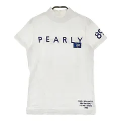 サイズ：0 PEARLY GATES パーリーゲイツ  ハイネック 半袖Tシャツ  ホワイト系 [240101571203] ゴルフウェア レディース ストスト