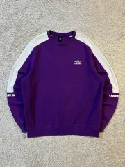 L umbro(アンブロ) UMBRO サイド カラーブロック パーカー 紫