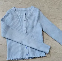 ライトブルー カーディガン