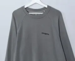 実寸 M （ 95 ） patagonia(パタゴニア) グレー パーカー スウェットシャツ