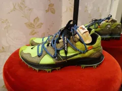 NIKE(ナイキ) ズーム テラ カイガー 5 オフホワイト 電気 グリーン (女性用) 255