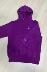 Champion(チャンピオン) フード付きTシャツ バイオレット m