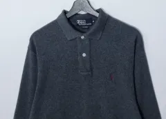 実寸 M （ 95 ） POLO RALPH LAUREN(ポロラルフローレン) 90 ' s 一京物産 ジン・グレイ PK 長袖Tシャツ