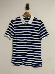 14-16 ポロ ラルフローレン ジュニア ボーダー柄 半袖 カラーTシャツ