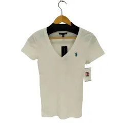 ラルフローレン RALPH LAUREN スモールポニー刺繍S/S Vネックカットソー レディース JPN：S 