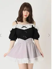 アンクルージュ レース オフショルダー ブラウス セット